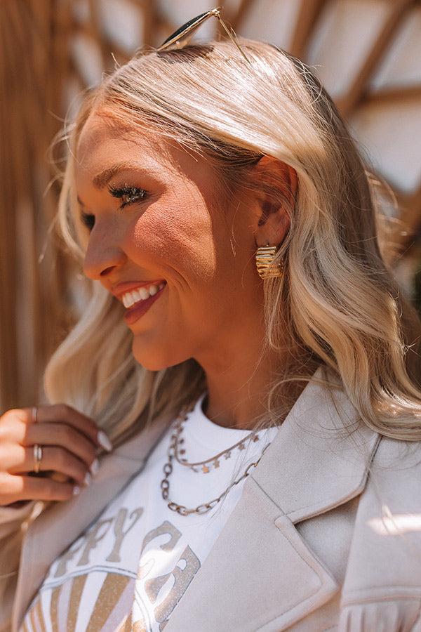 Feeling Grand Hoop Earrings Product Image