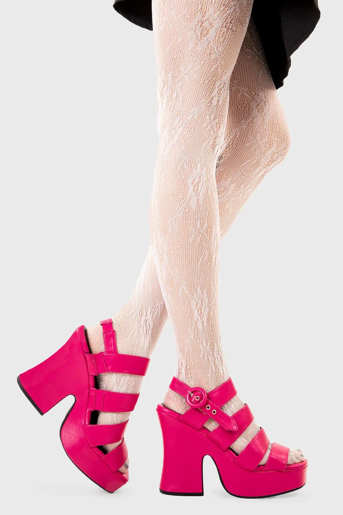 Not A Friend Platform Sandals Product Image