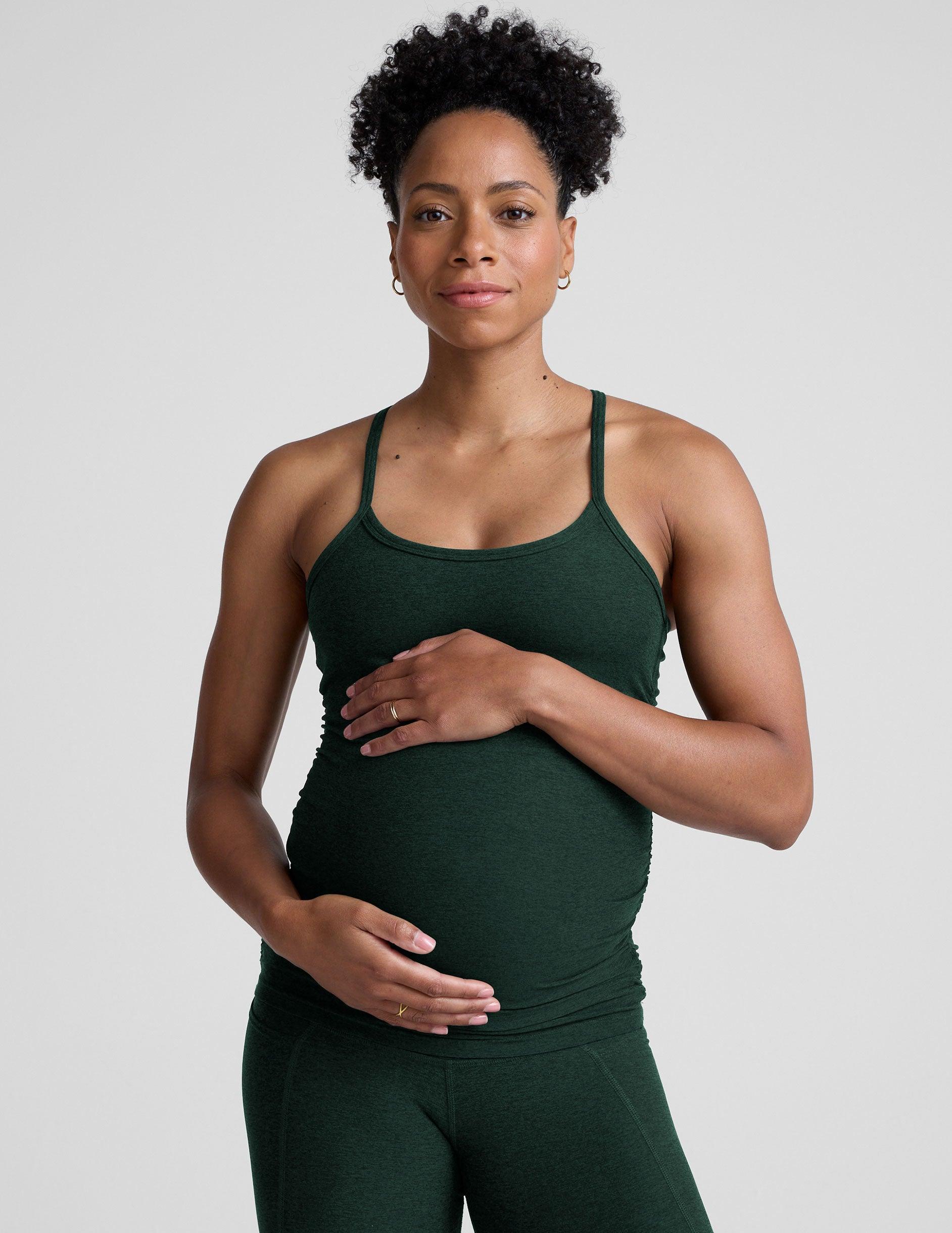 Spacedye™ Keep Your Cool Maternity Slim Racerback Tank Product Image