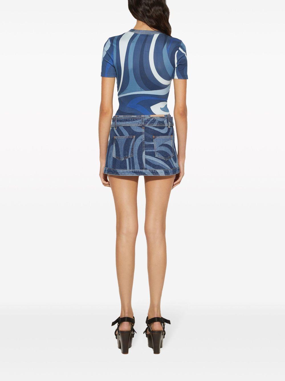 Marmo-print T-shirt Product Image