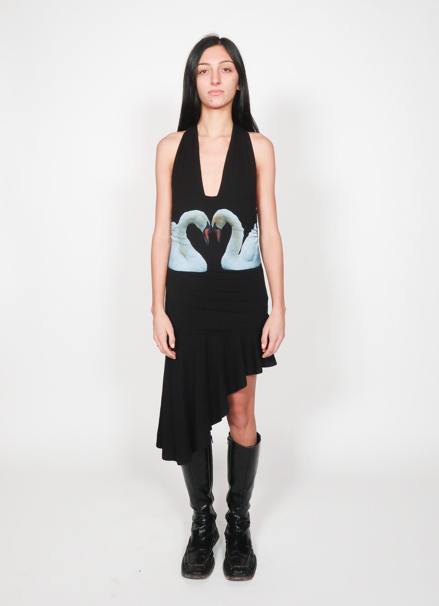 Swan Halter Dress Product Image