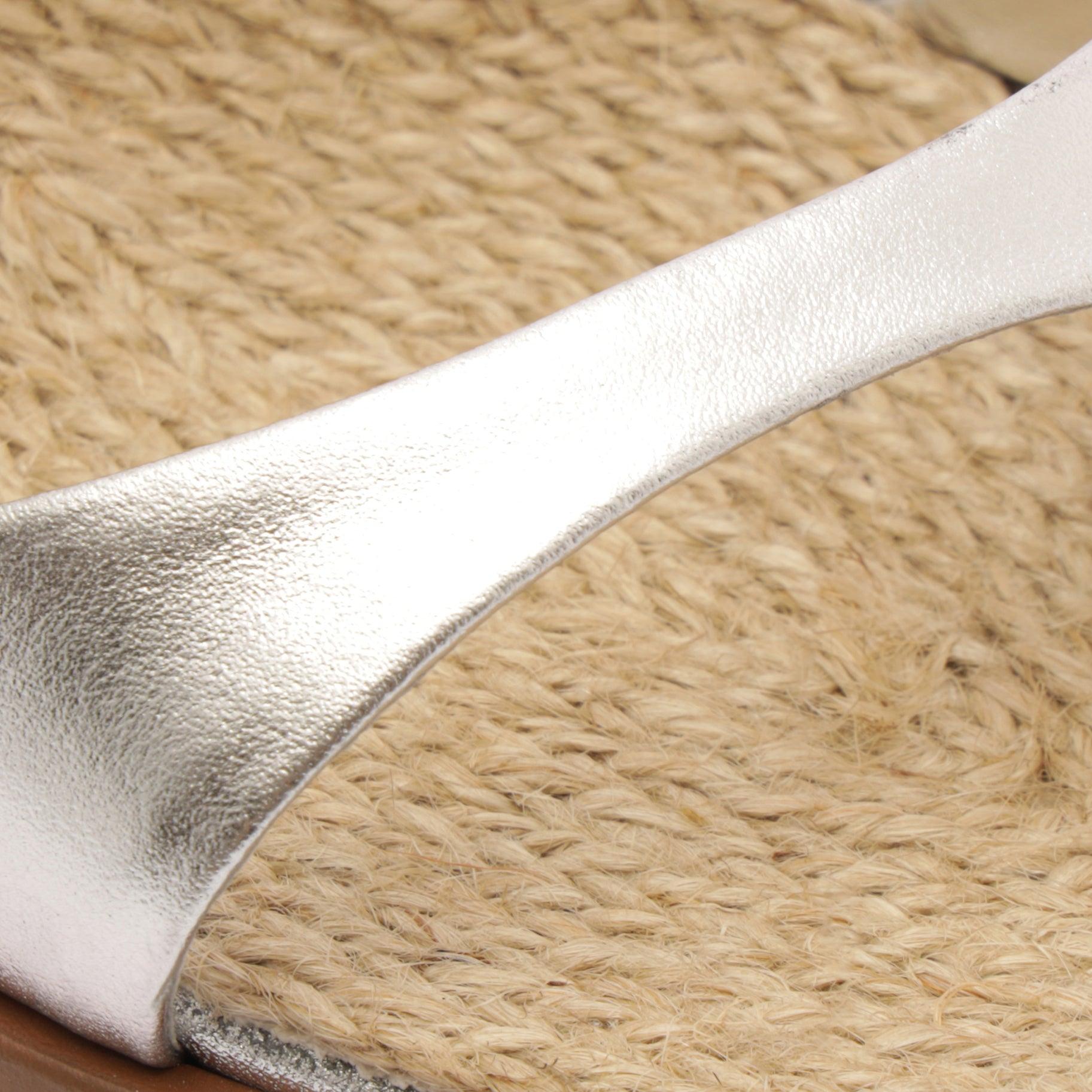 Marbella Mid Metallic Leather Sandal Female Product Image