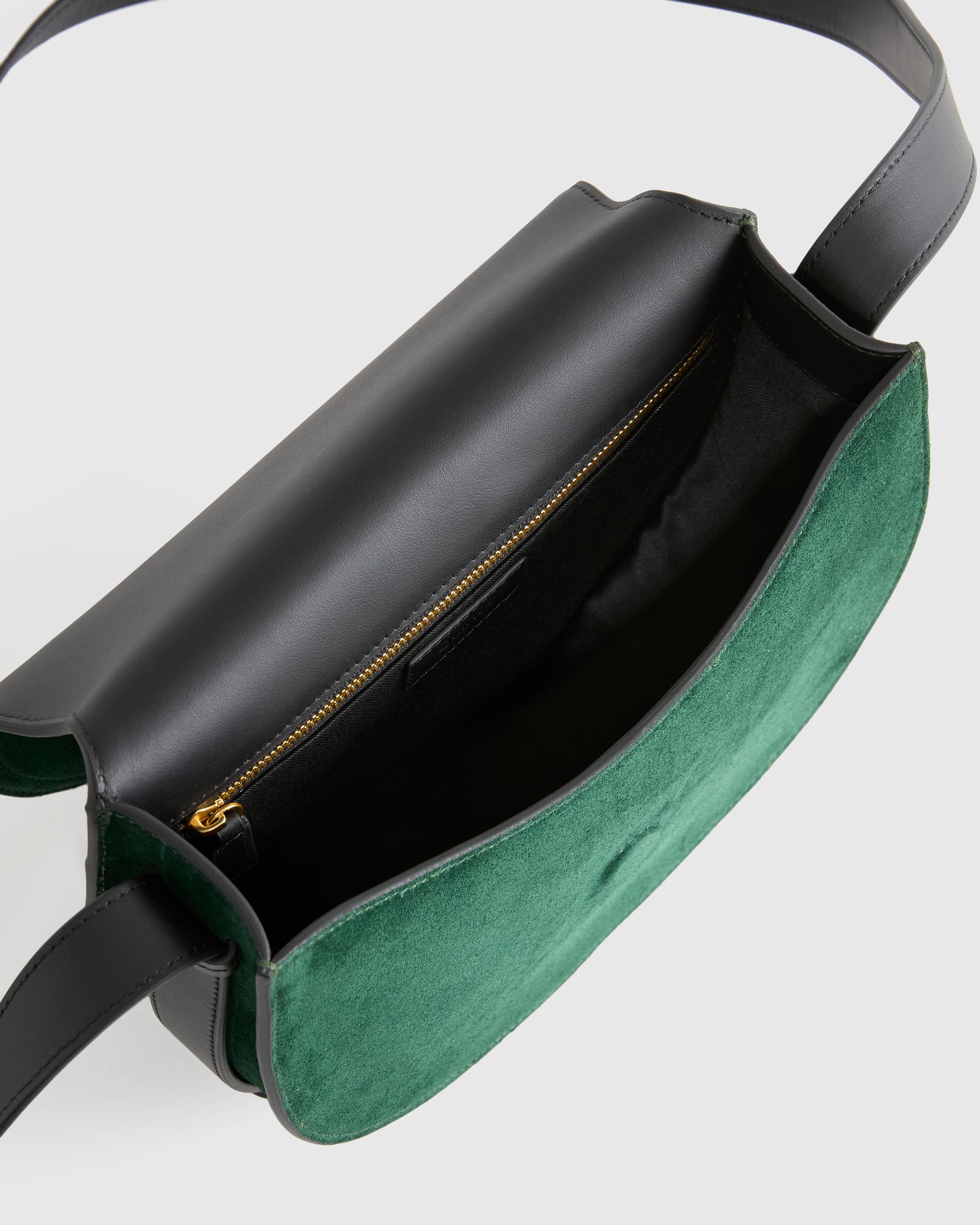 Quince | Women's Italian Suede Saddle Bag Suede Leather Product Image