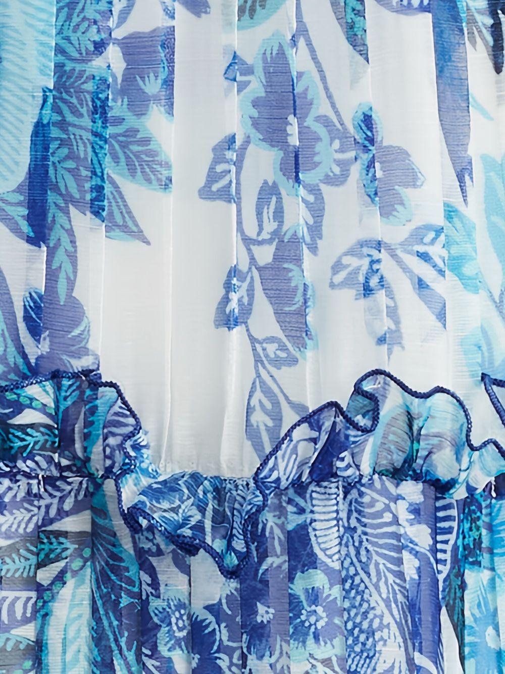 floral-print tiered maxi dress Product Image