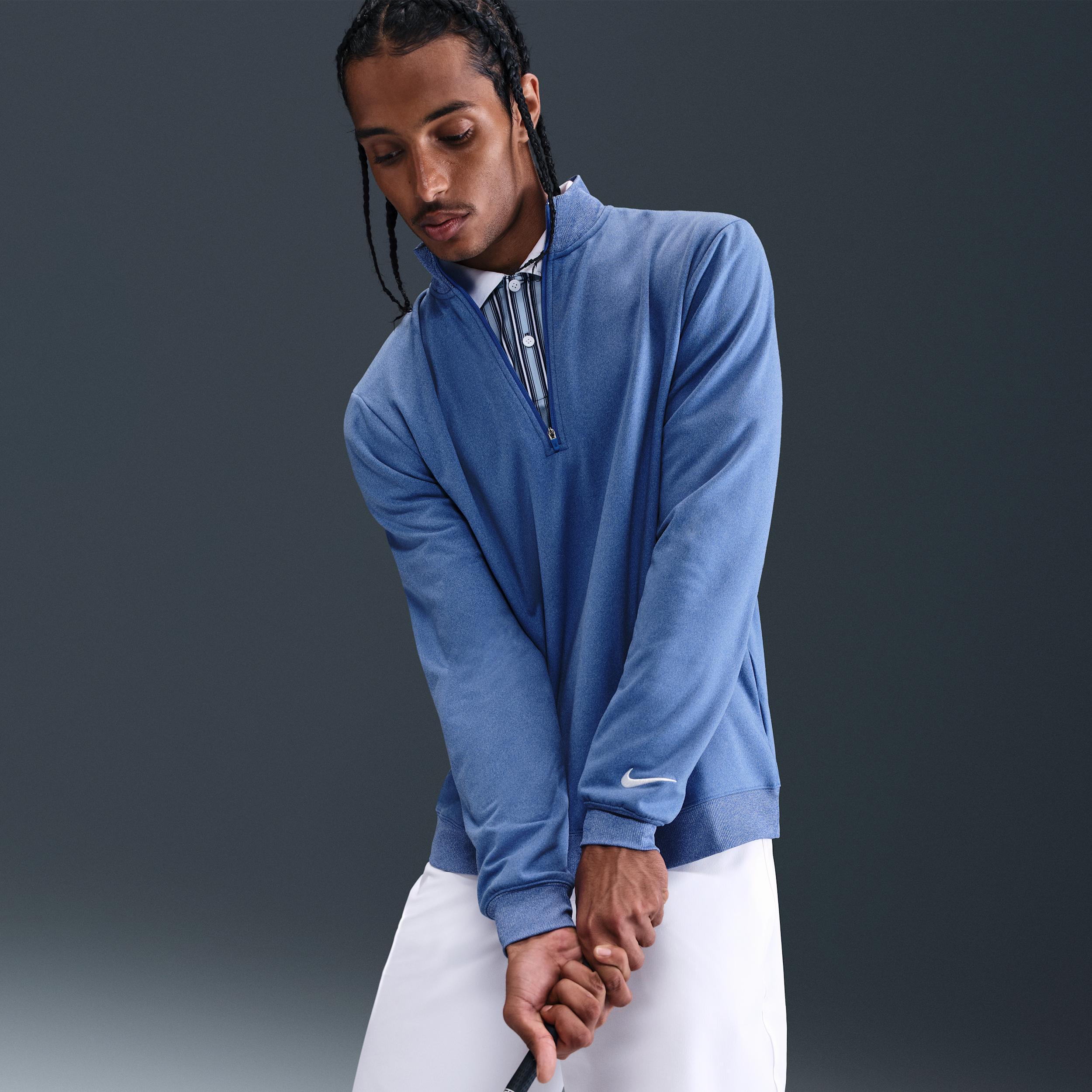 Nike Mens Tour 1/2-Zip Golf Top | FZ7522-411 Product Image