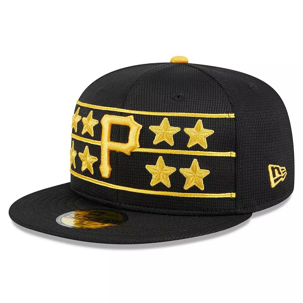 Men's New Era Black Pittsburgh Pirates 2024 Batting Practice 59FIFTY Fitted Hat,  Product Image