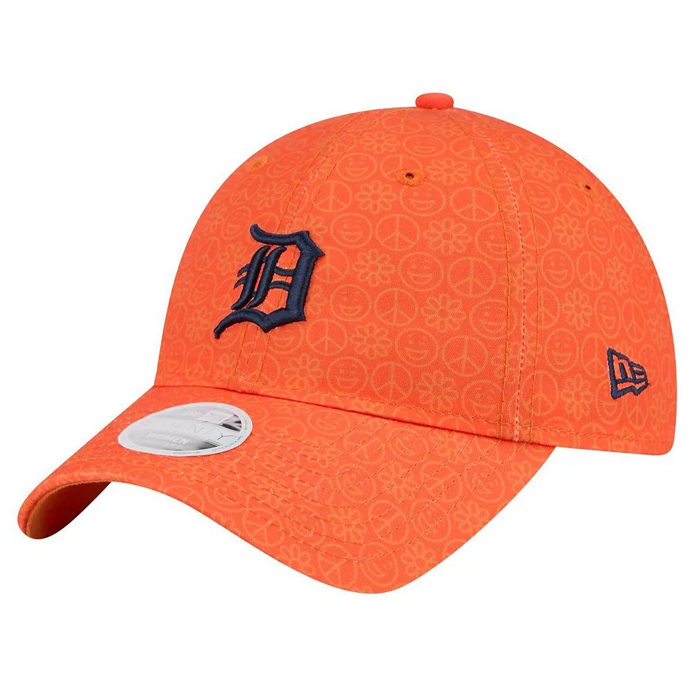 Women's New Era Orange Detroit Tigers Don't Worry 9TWENTY Adjustable Hat Product Image