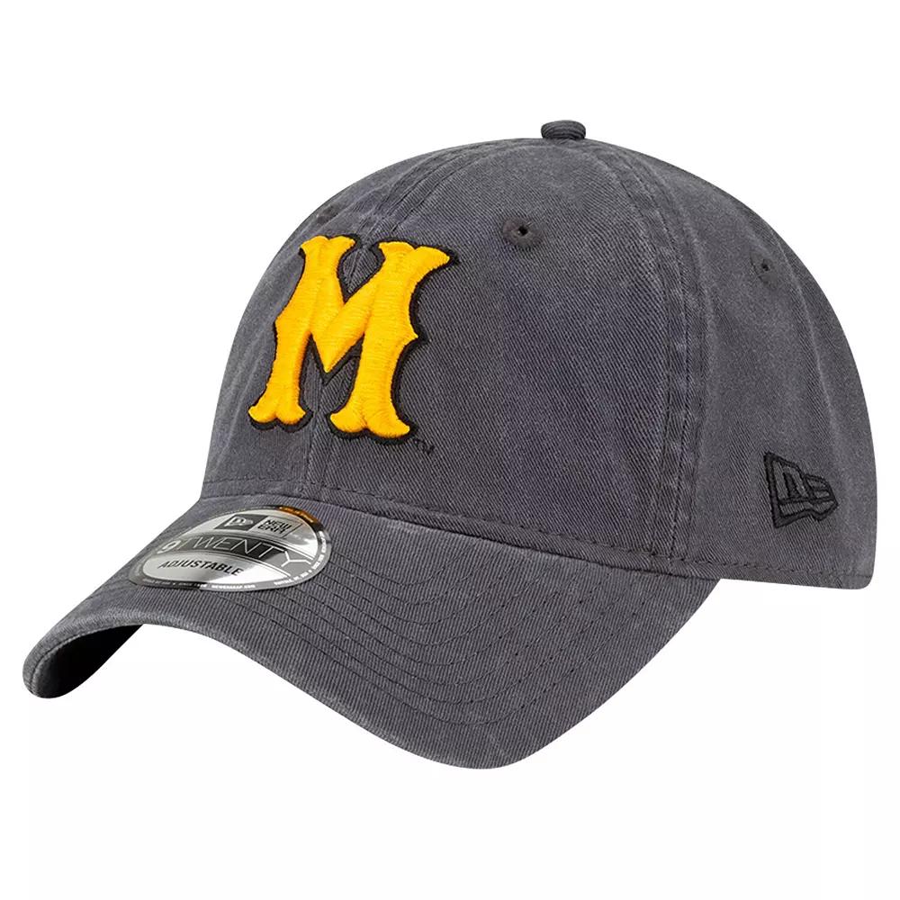 Men's New Era Charcoal Missouri Tigers Core Classic 9TWENTY Adjustable Hat Product Image
