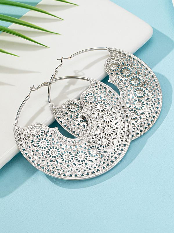 Geometric Drop Earrings Product Image