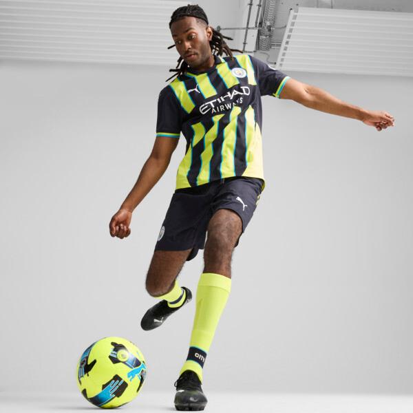 PUMA Manchester City 24/25 Away Replica Big Kids' Soccer Jersey in Dark Blue Product Image