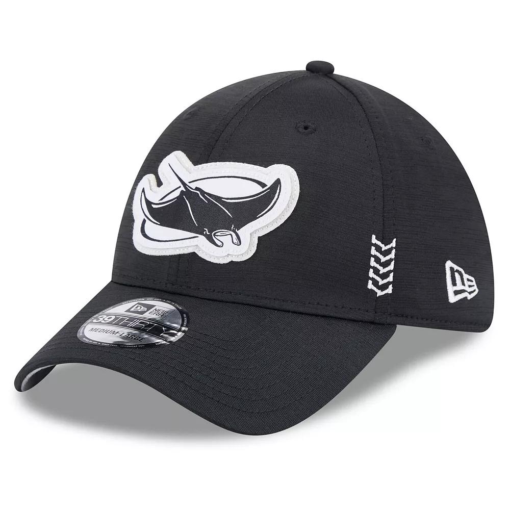 Men's New Era Black Tampa Bay Rays 2024 Clubhouse 39THIRTY Flex Fit Hat,  Product Image