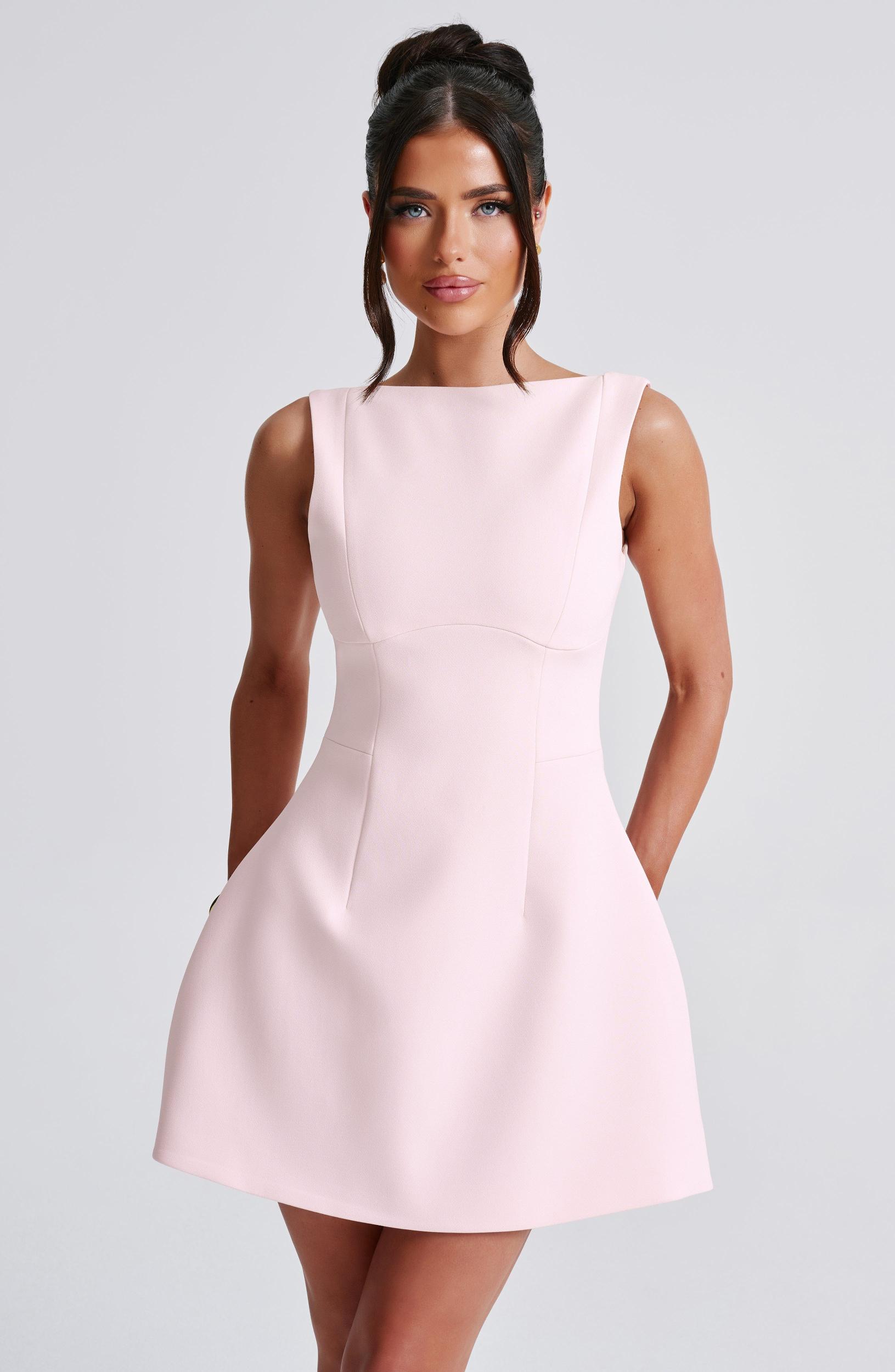 Alana Mini Dress - Blush Product Image