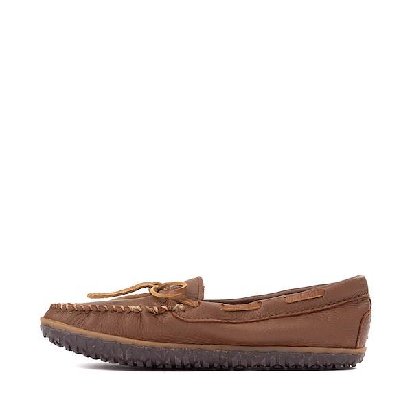 Womens Minnetonka Deerskin Tread Moccasin - Carmel Product Image