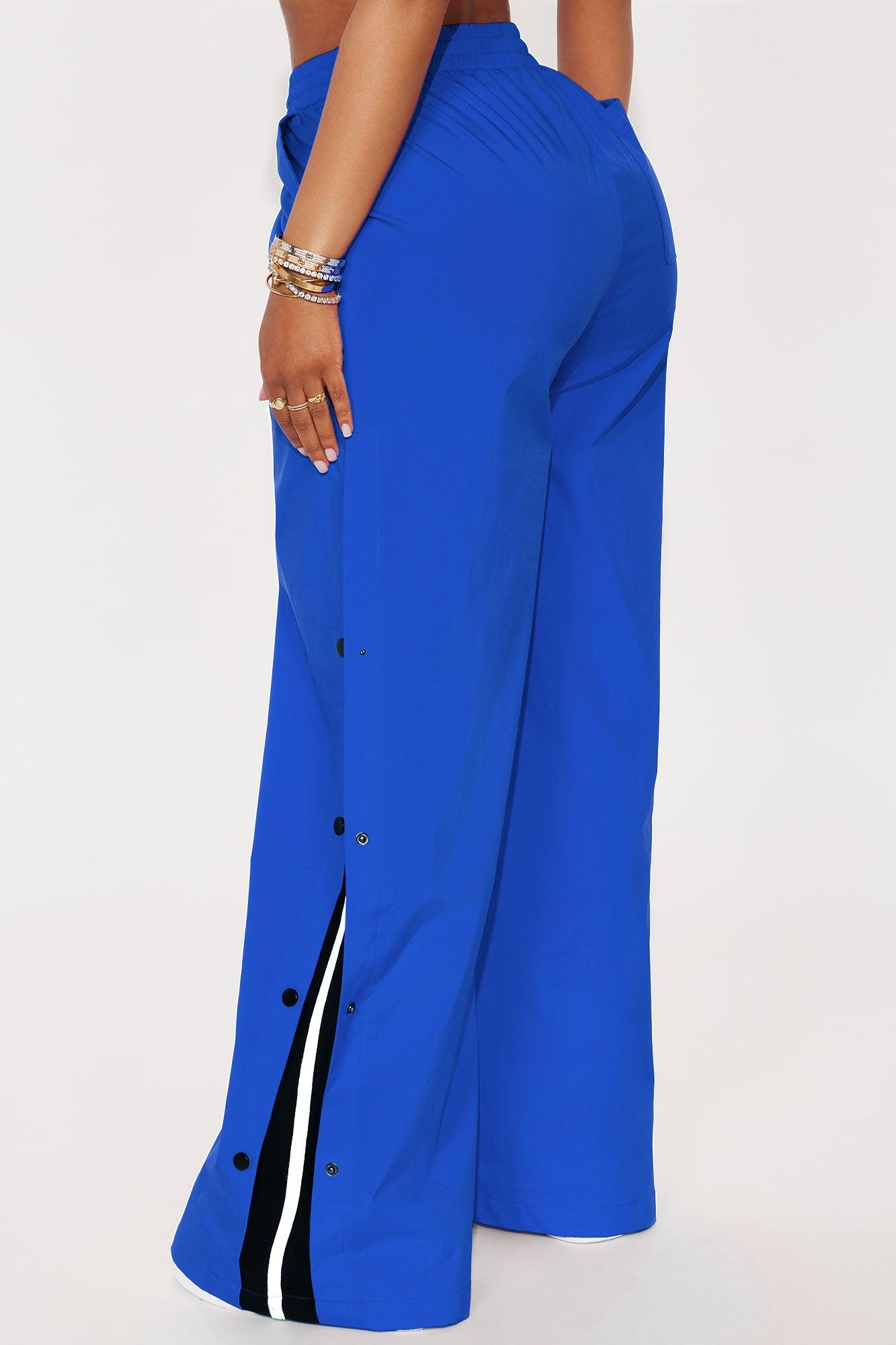 Jennie Snap Button Track Pant - Blue Female Product Image