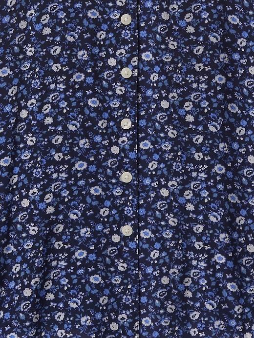 Crepe Floral Mini Dress Product Image