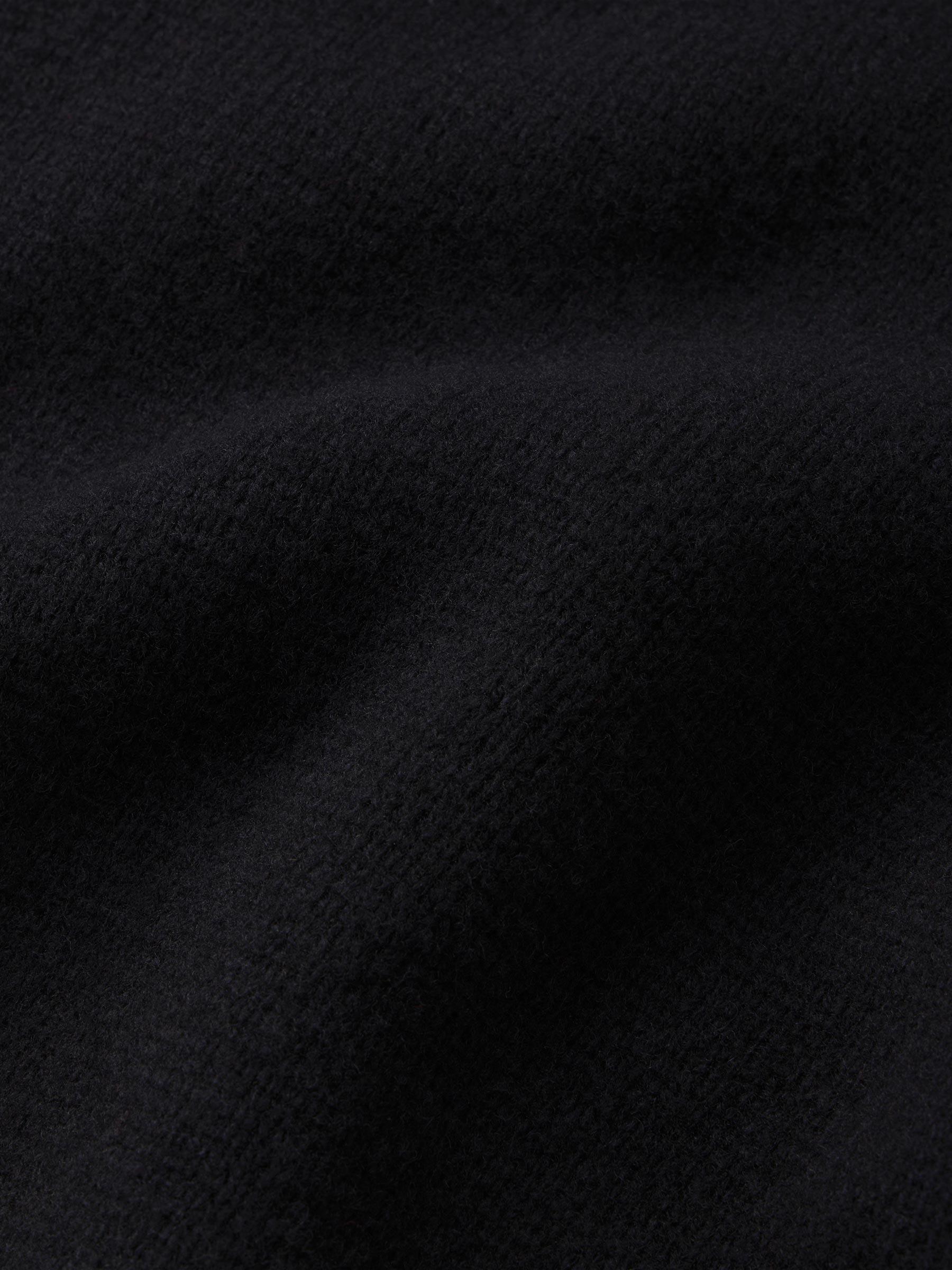 Dark Navy Heritage Wool Zip Cardigan Product Image