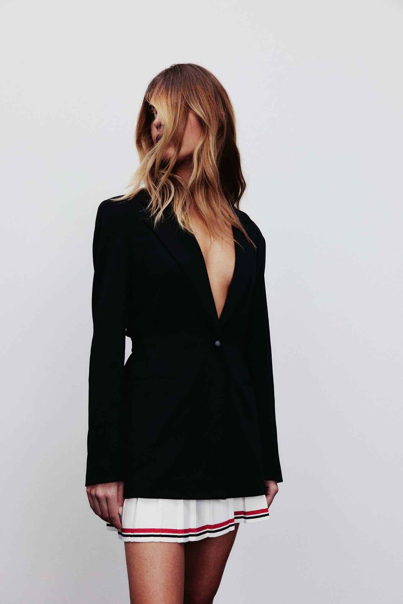 Knit Pleated Skirt 628 Product Image