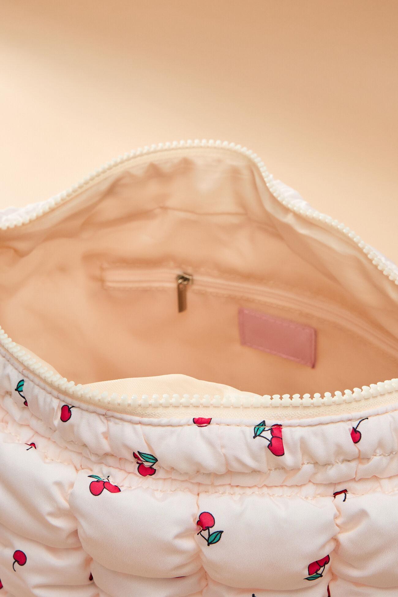 Proficient Cherry Quilted Puffer Shoulder Bag Product Image