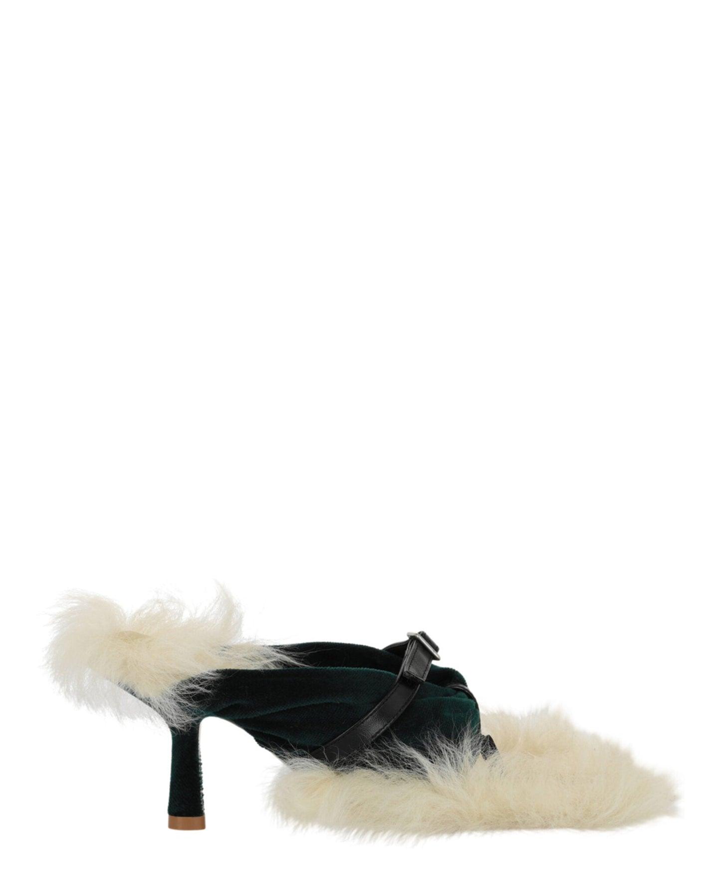 Burberry Step Post Heel Sandals Product Image