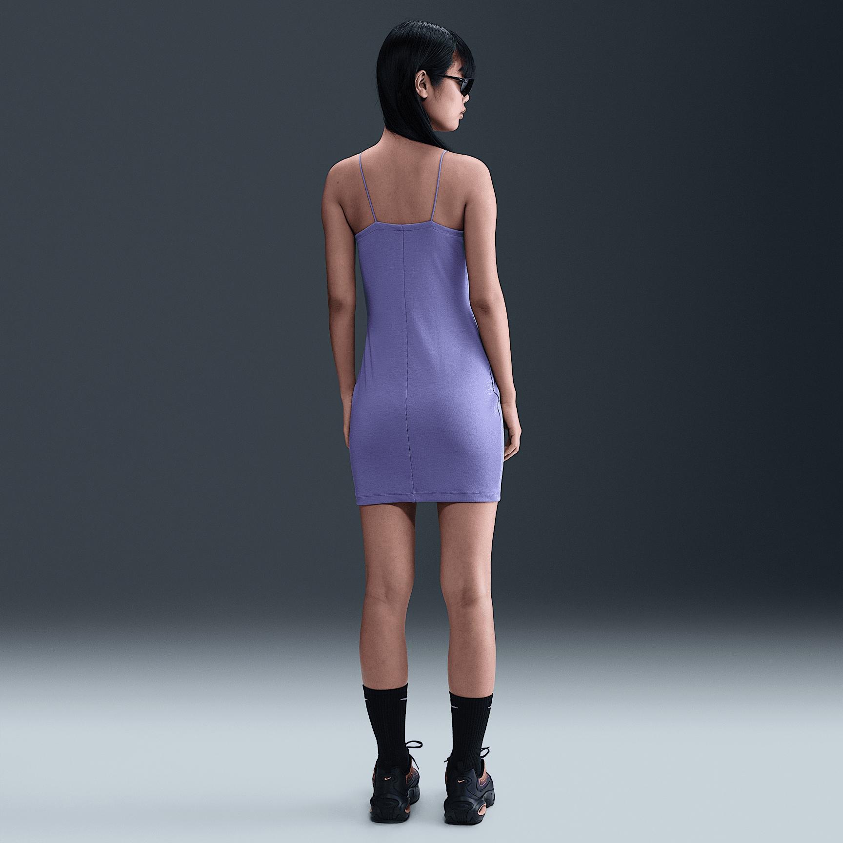 Womens Nike Sportswear Chill Knit Tight Mini-Rib Cami Dress | FN4157-527 Product Image