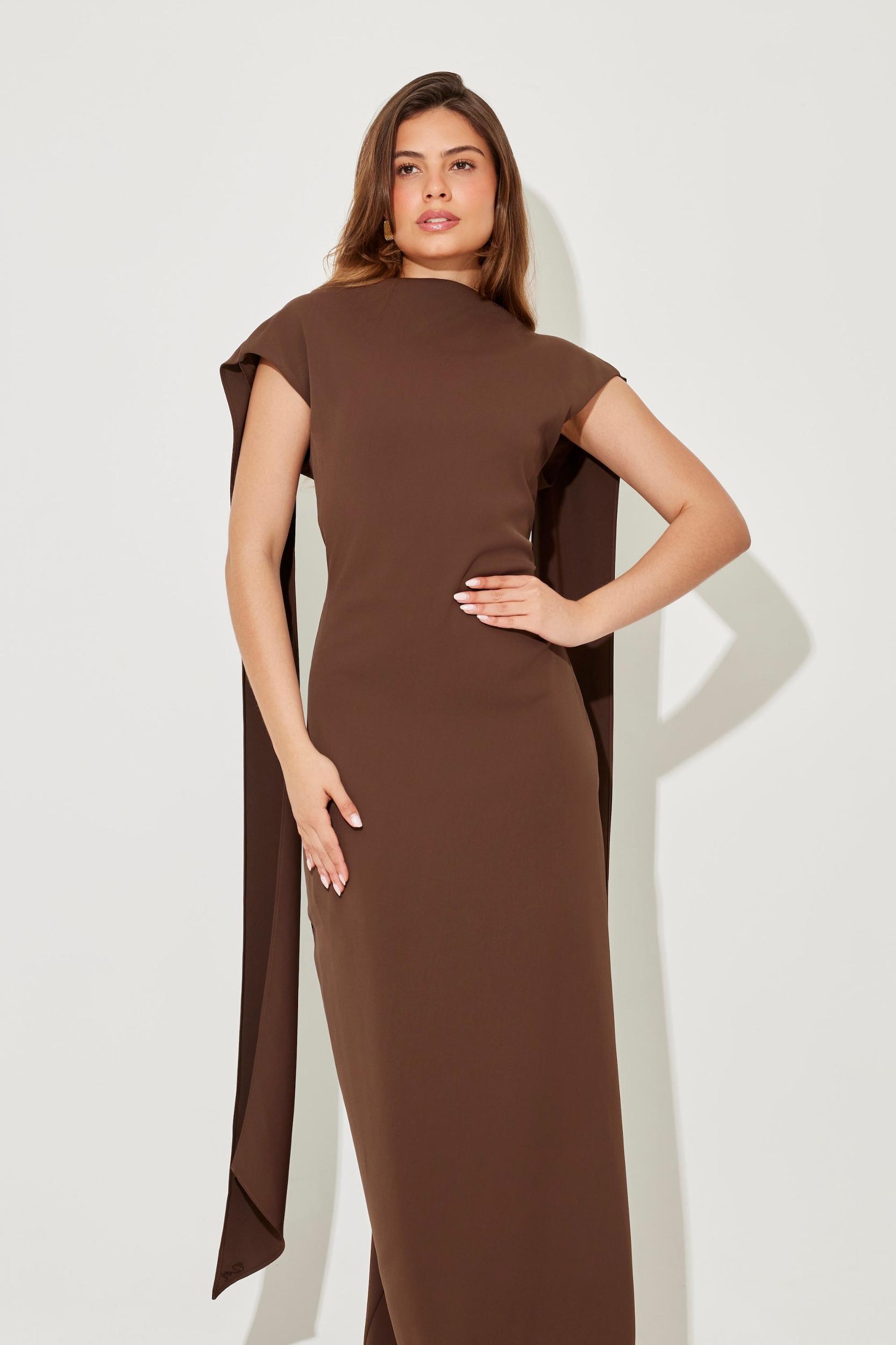 Drape Maxi Dress Product Image