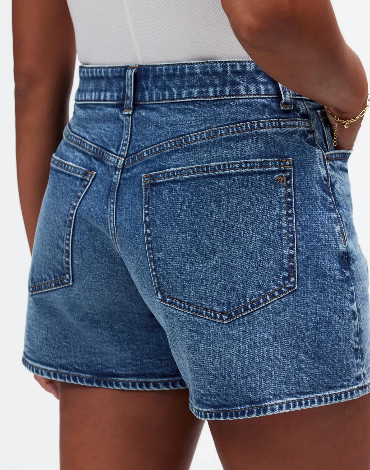 The Curvy Perfect Vintage Mid-Length Jean Short Product Image
