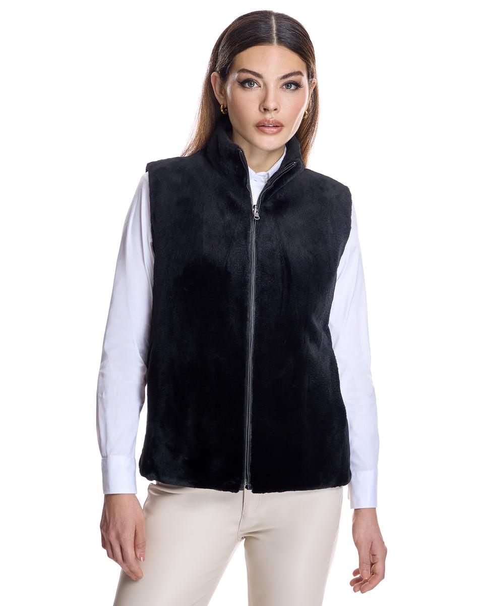 Sheared Mink Reversible Vest Product Image