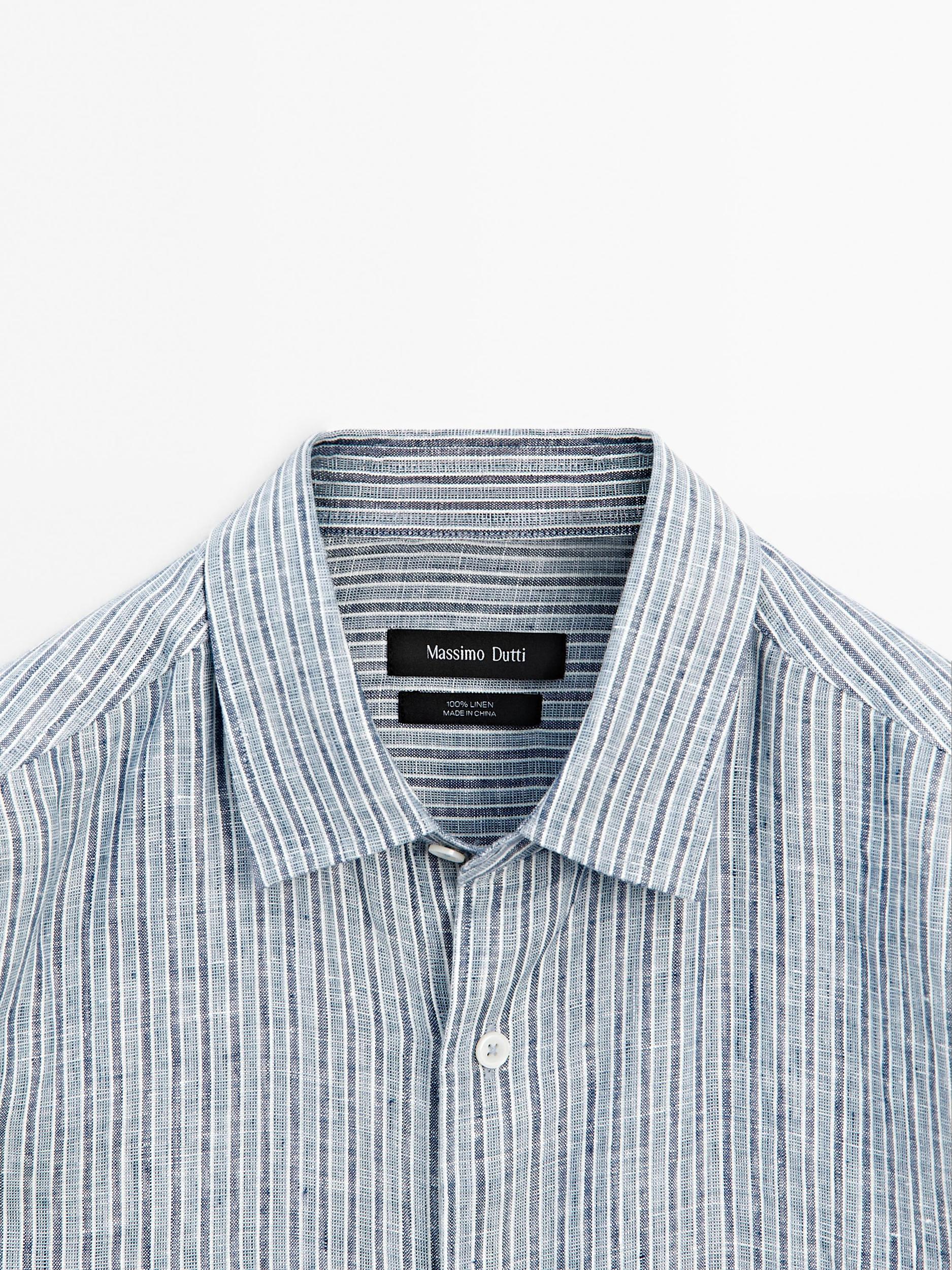 Regular fit striped shirt Product Image