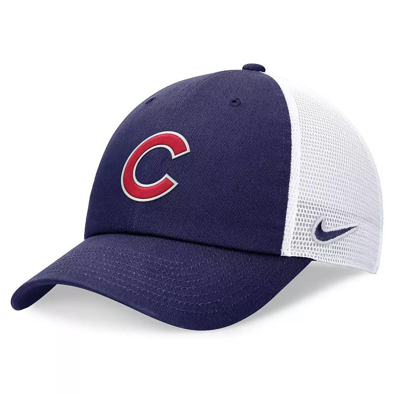 Mens Nike Royal Chicago Cubs Evergreen Wordmark Trucker Adjustable Hat Product Image