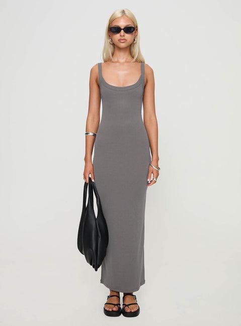 Montwood Maxi Dress Charcoal Product Image