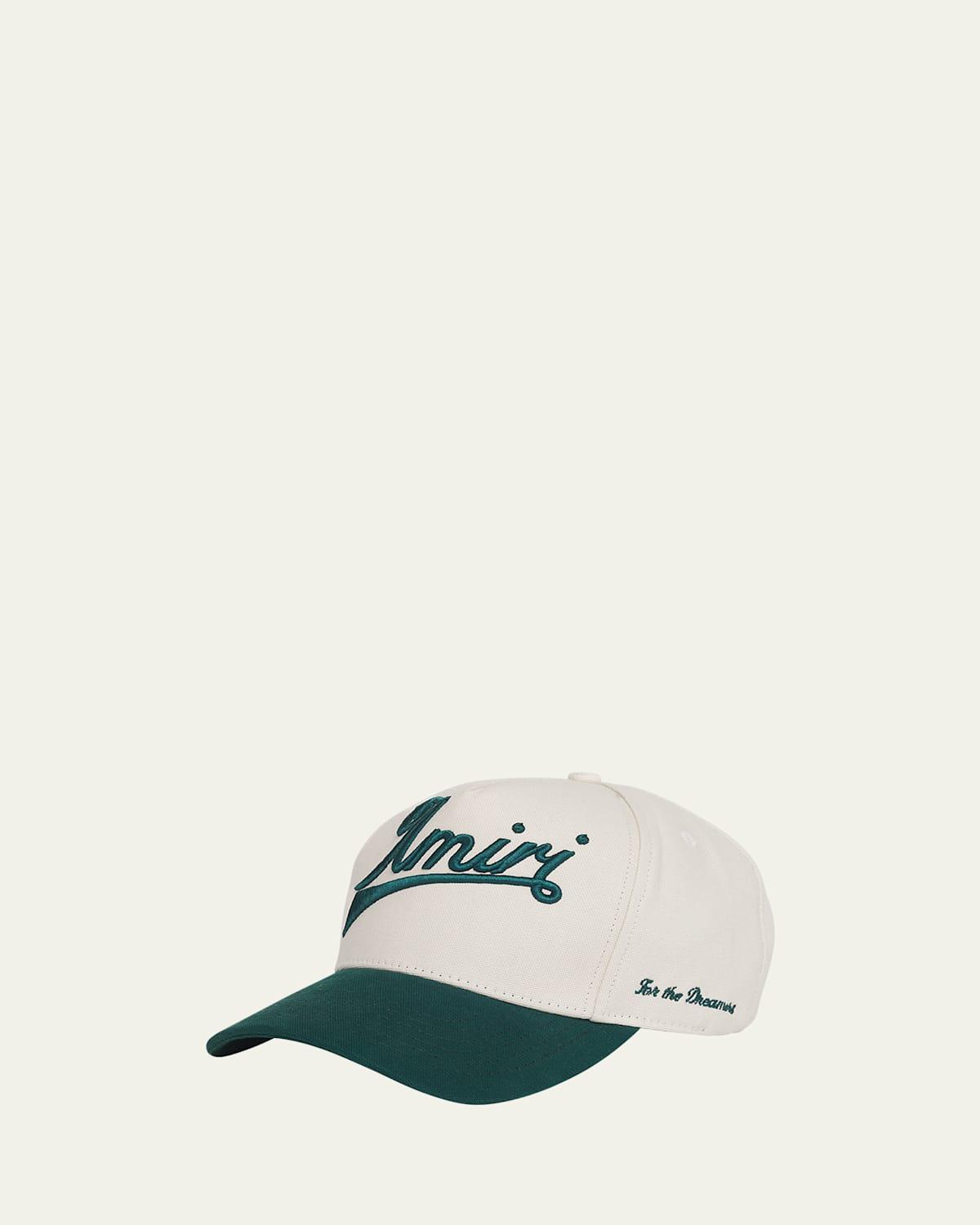 Mens Two-Tone Canvas Logo Baseball Cap Product Image