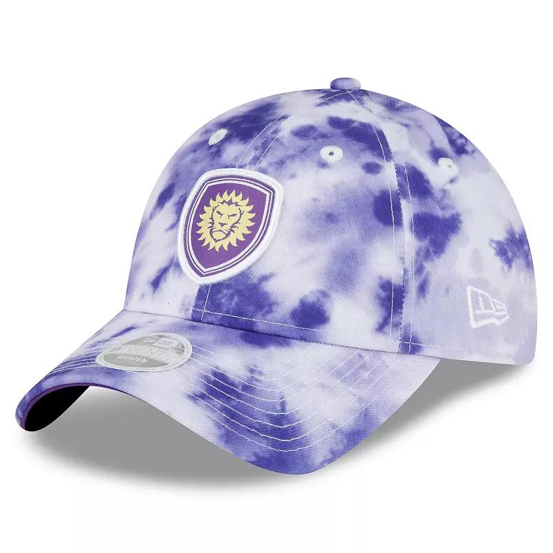 Womens New Era Purple Orlando City SC Tie-Dye 9TWENTY Adjustable Hat Product Image