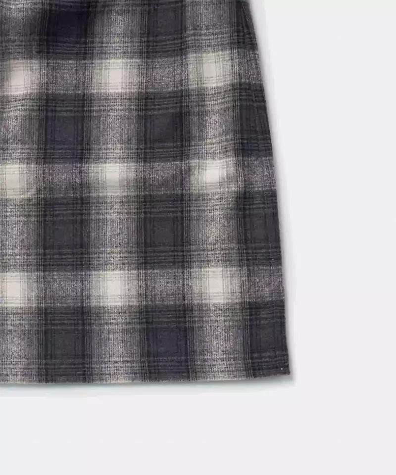 Wool Paneled Skirt Female Product Image