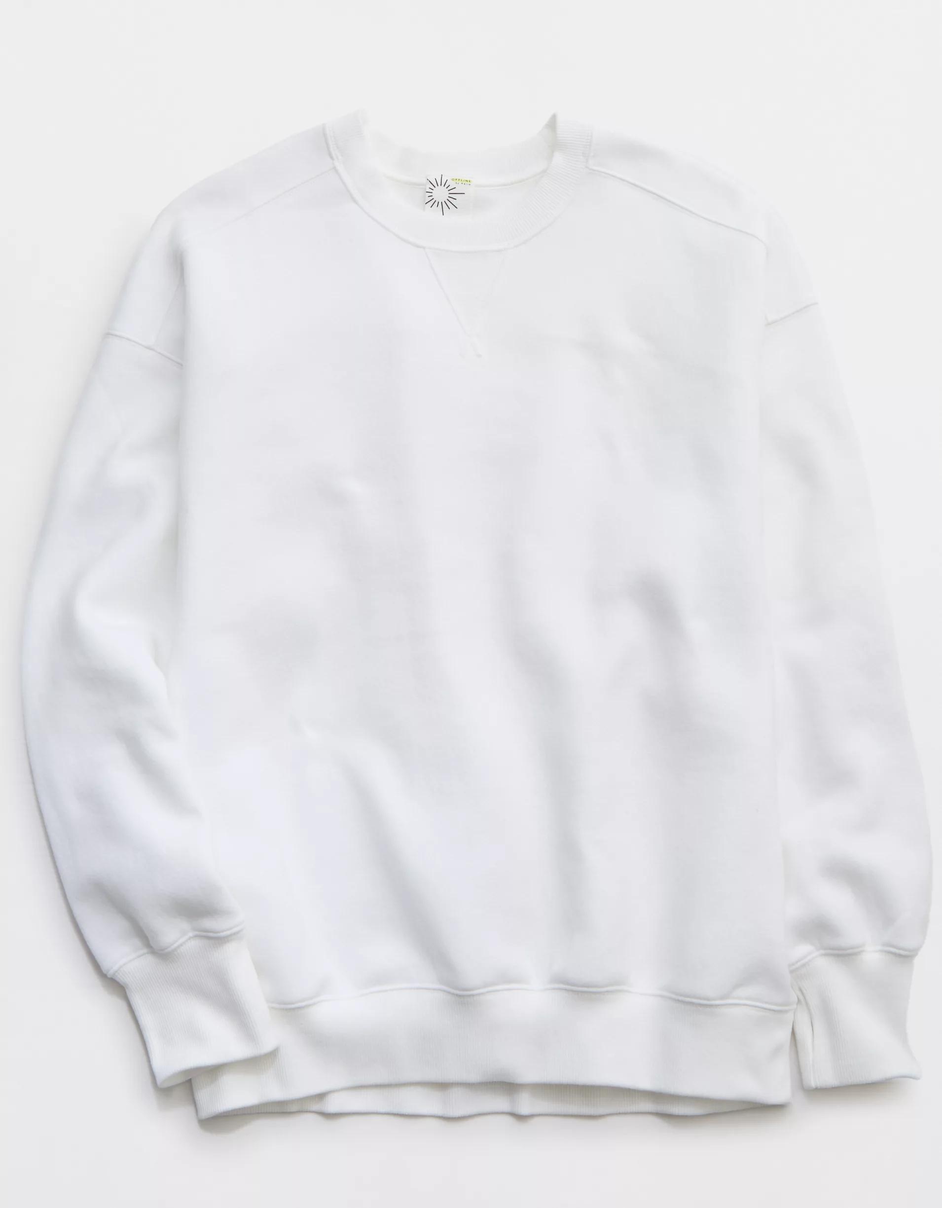 OFFLINE By Aerie Cloud Fleece Oversized Crewneck Product Image