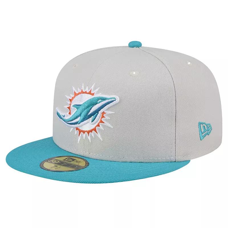 Men's New Era Miami Dolphins Stoney 59FIFTY Fitted Hat,  Product Image