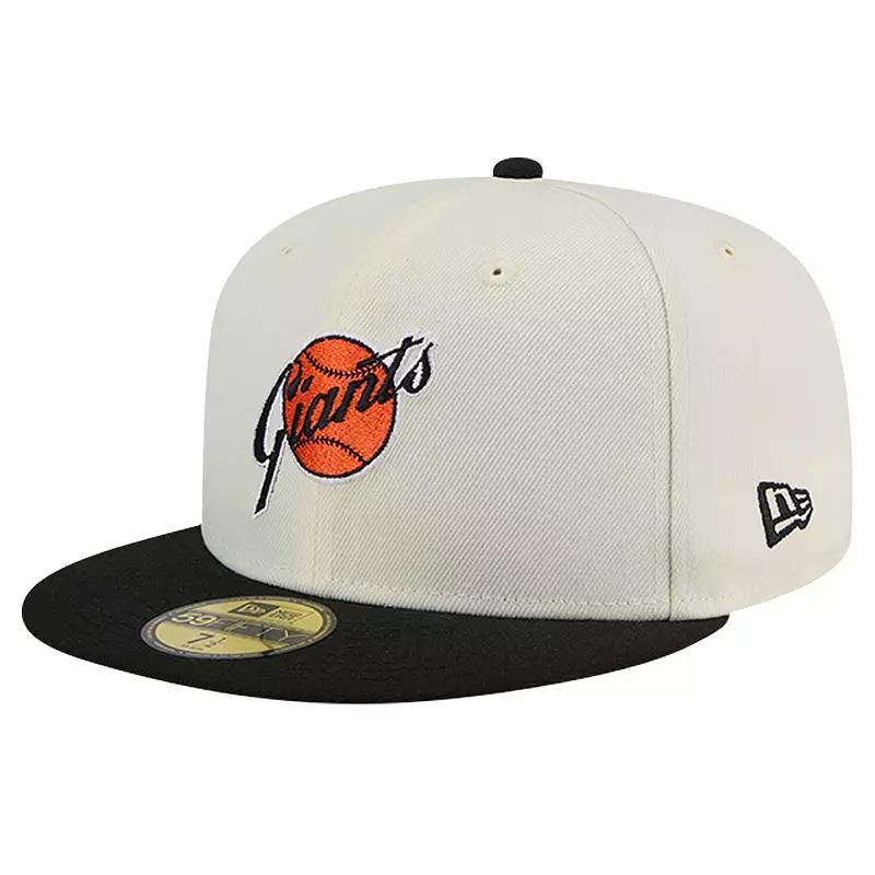 Men's New Era White San Francisco Giants Cooperstown Collection Alternate Chrome 59FIFTY Fitted Hat,  Product Image