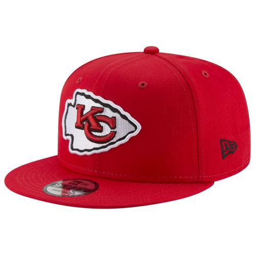 Men's New Era Red Kansas City Chiefs Basic 9FIFTY Adjustable Snapback Hat Product Image