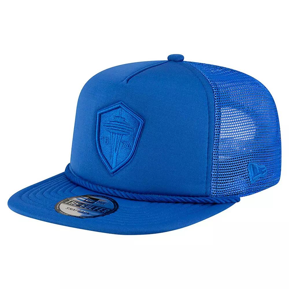 Men's New Era Blue Seattle Sounders FC Tone Golfer Snapback Hat Product Image