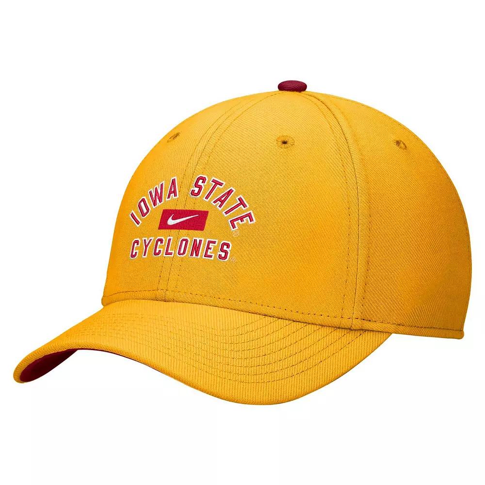 Men's Nike Gold Iowa State Cyclones Rise Flex Hat, Size: Small/Medium Product Image