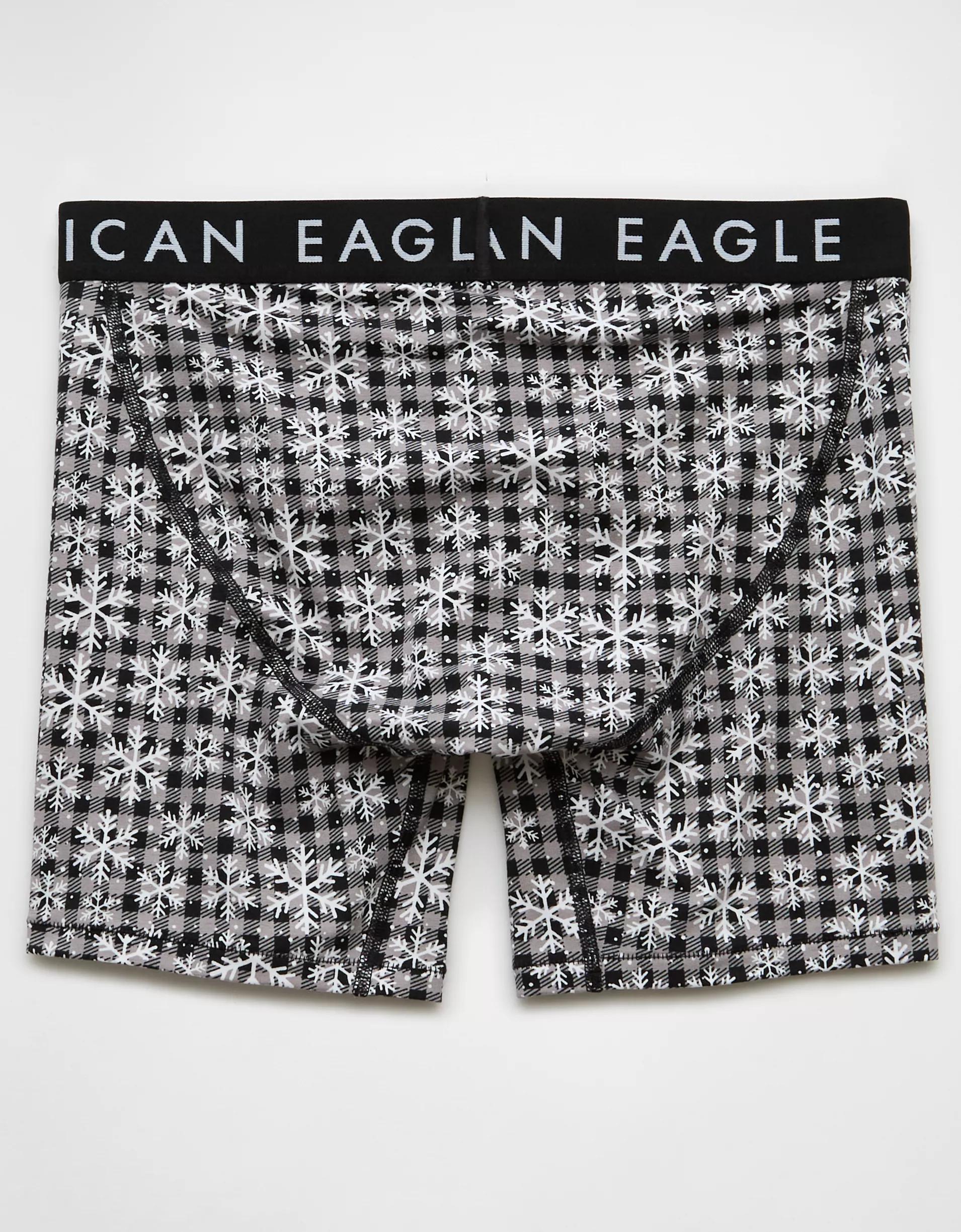 AEO Snow Plaid 6" Classic Boxer Brief Product Image