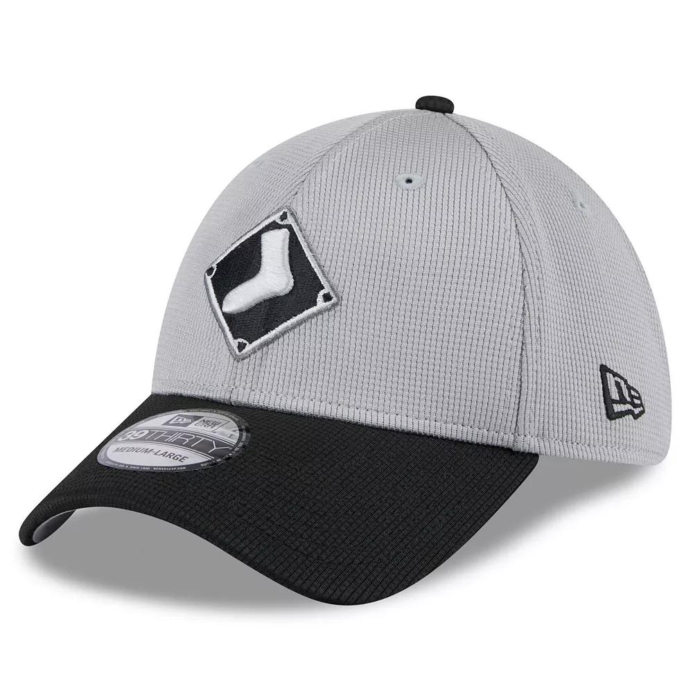 Men's New Era  Gray/Black Chicago White Sox 2025 Batting Practice 39THIRTY Flex Hat, Size: Medium/Large, Grey Product Image