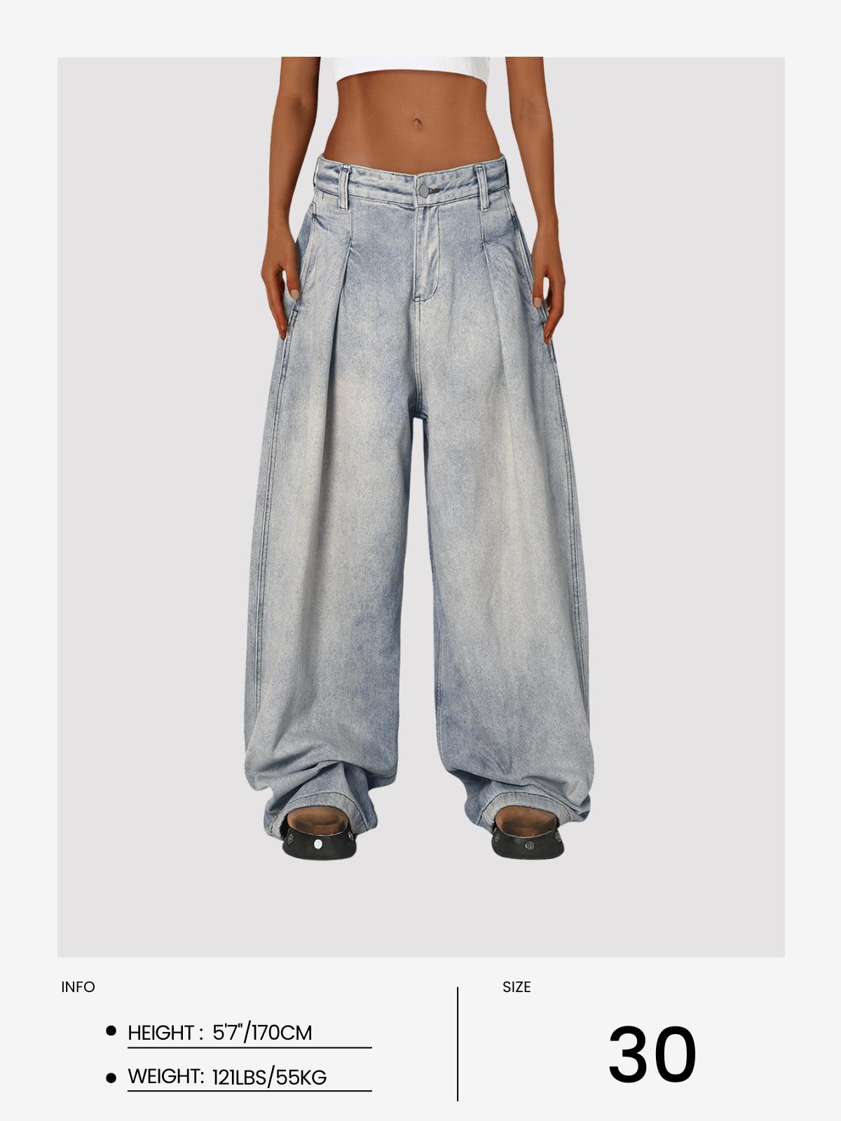 Aelfric Eden Baggy  Wrinkle Jeans Product Image