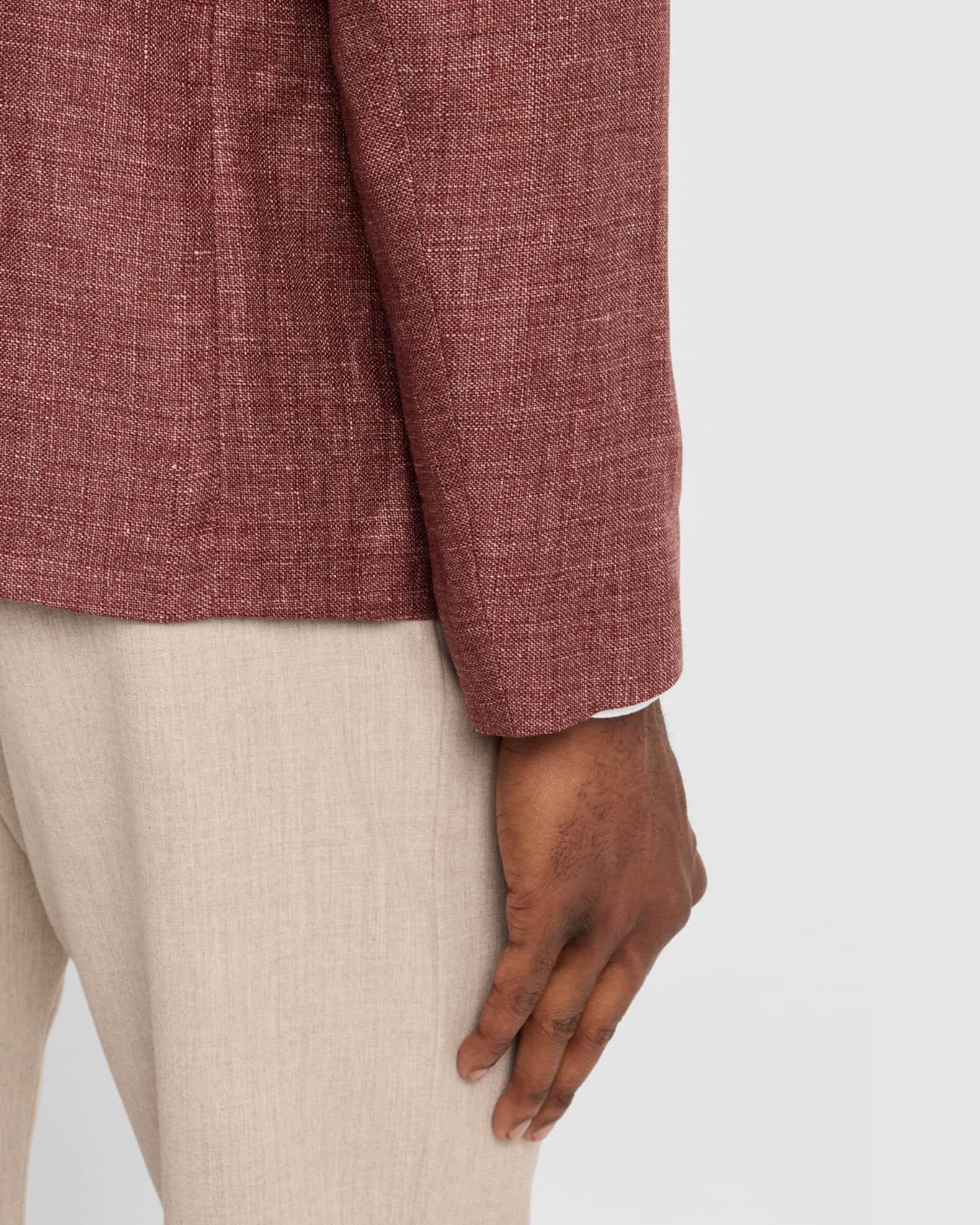 Men's Linen and Wool Soft Single-Breasted Sport Coat Product Image