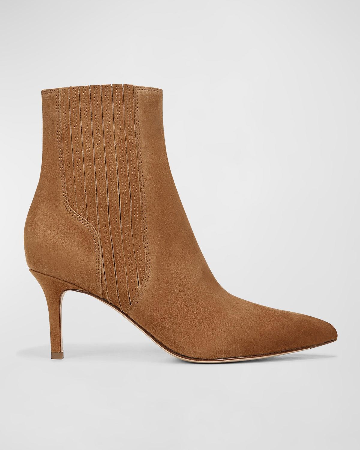 Womens Lisa 70MM Suede Ankle Boots Product Image