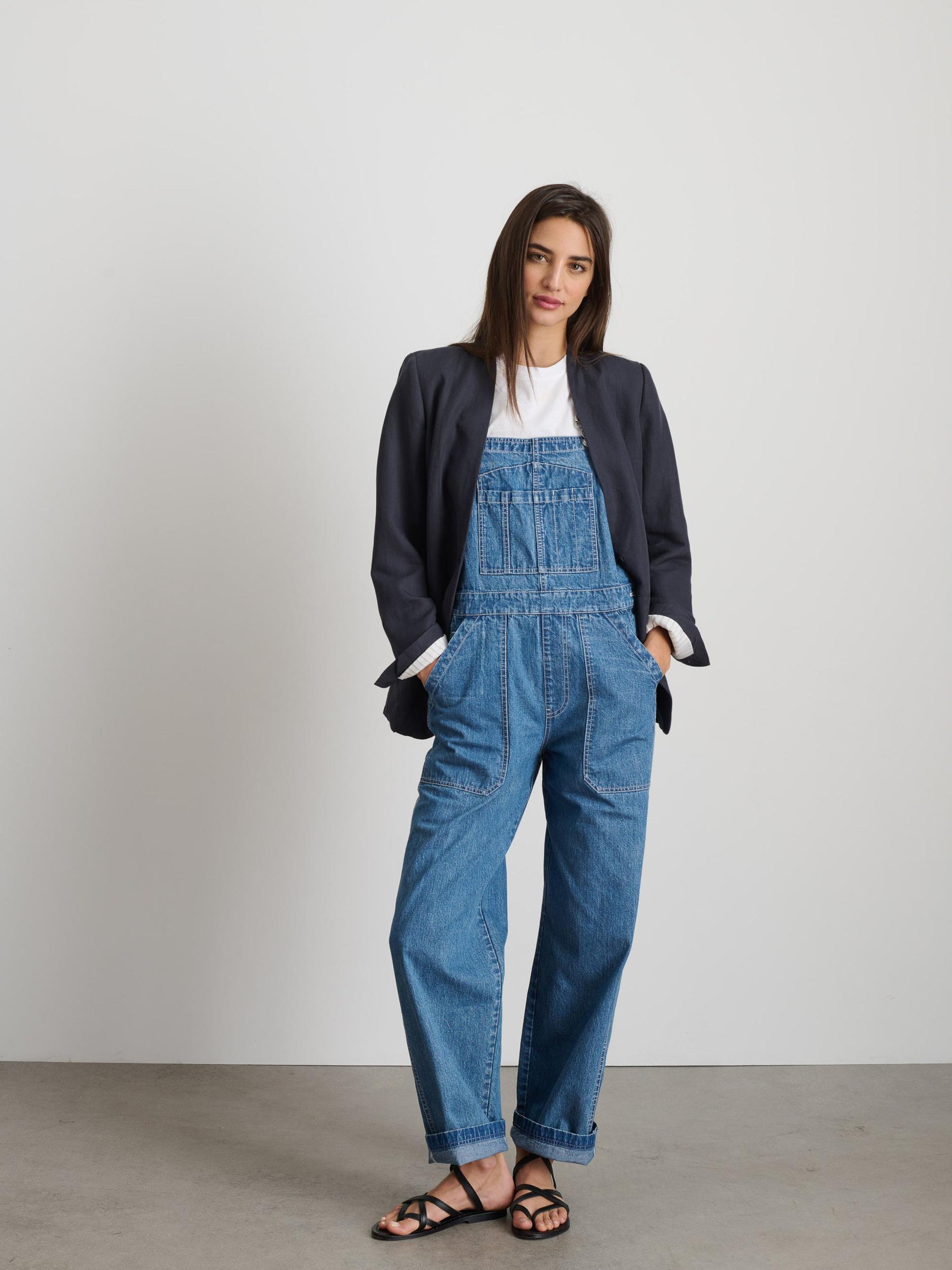 Lili Overall in Denim Product Image