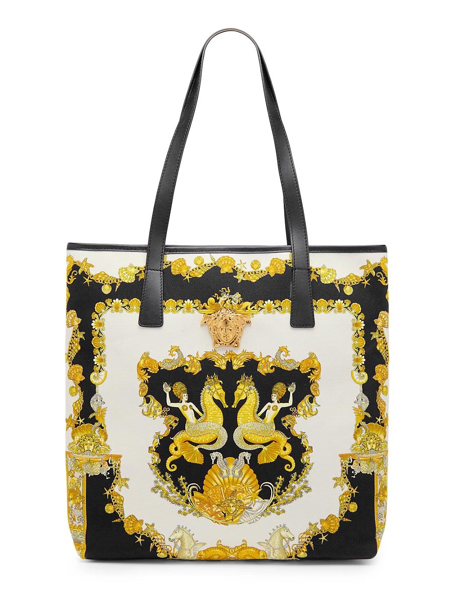 Womens Canvas Foulard Print Tote Bag Product Image