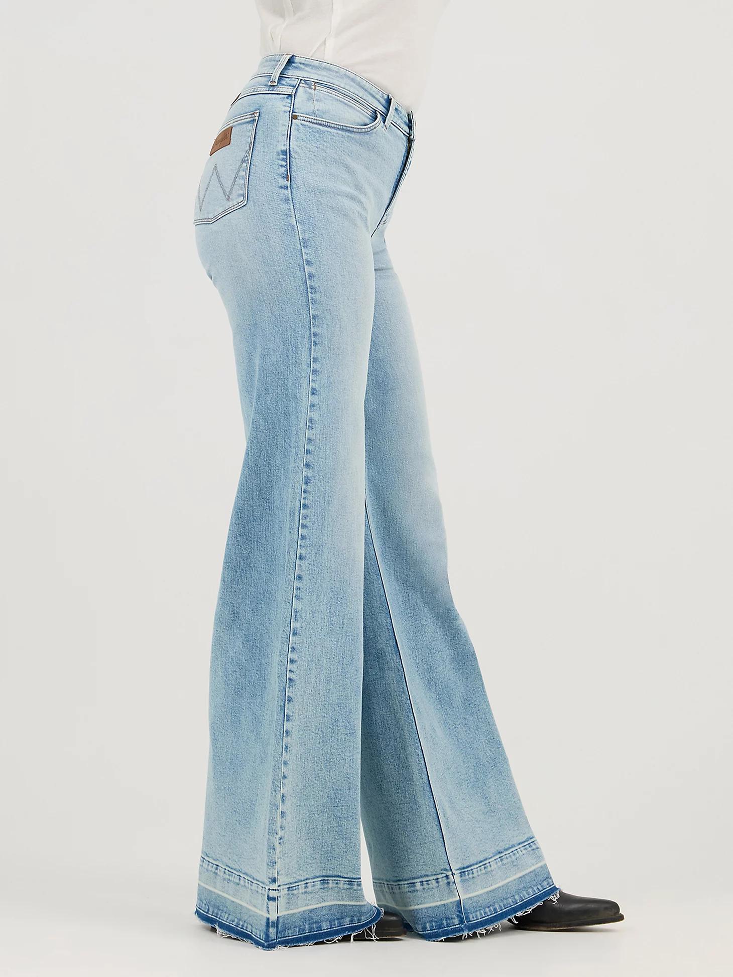 Women's High Rise Wide Leg Jean | Women's JEANS | Wrangler® Product Image