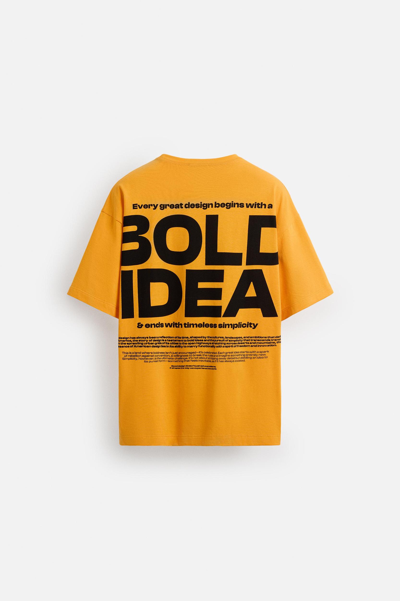 PRINTED TEXT T-SHIRT Product Image