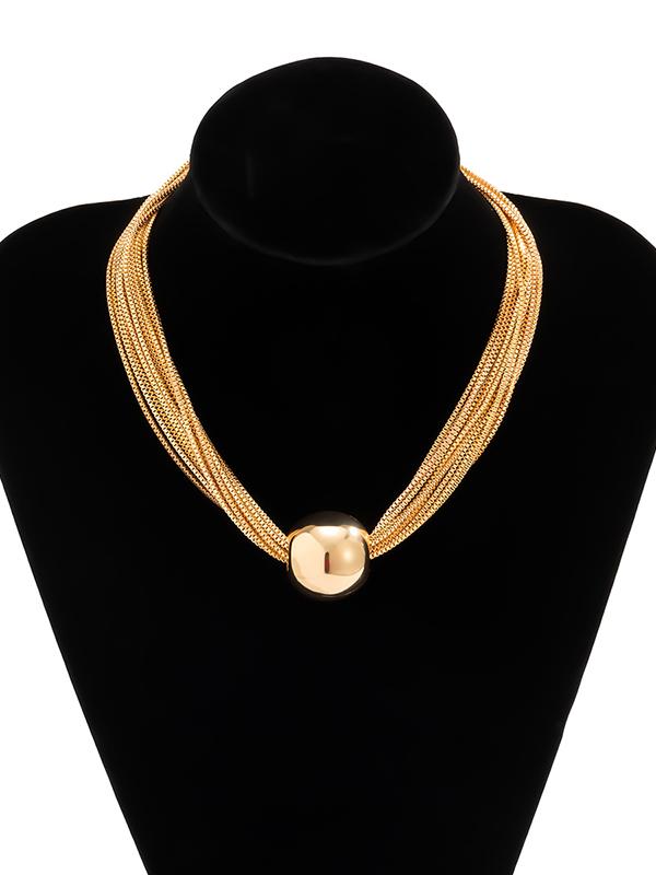 Original Stylish Statement Geometric Necklace Product Image