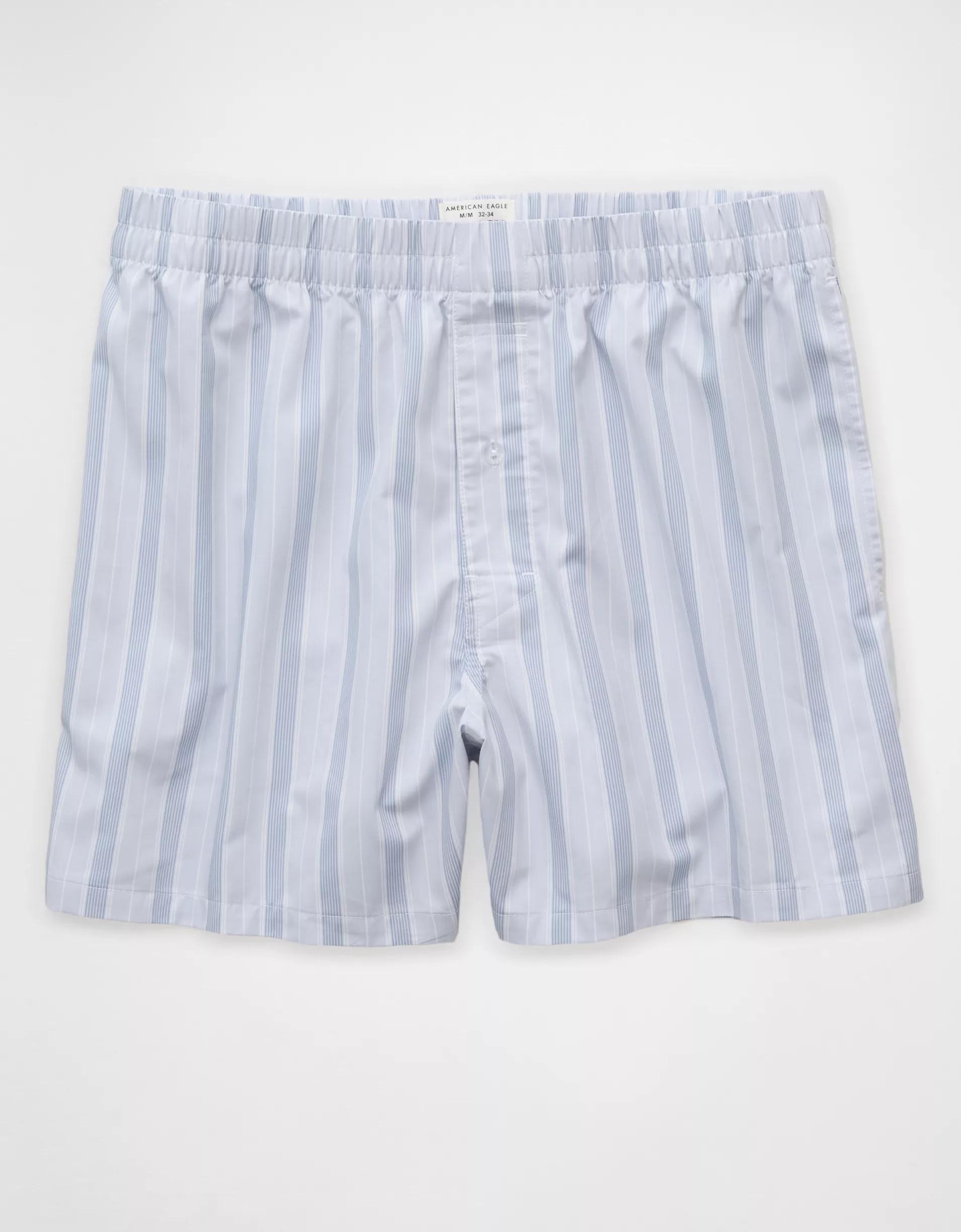 AEO Men's Striped Poplin Pocket Boxer Short Product Image